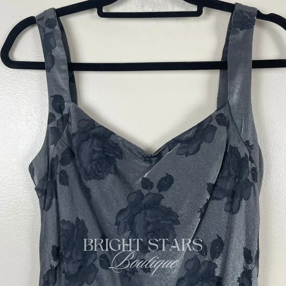 Rare Floral Maxi Dress Alt ASO Rachel Green Friends Floral Sleeveless Vintage - Picture 6 of 8